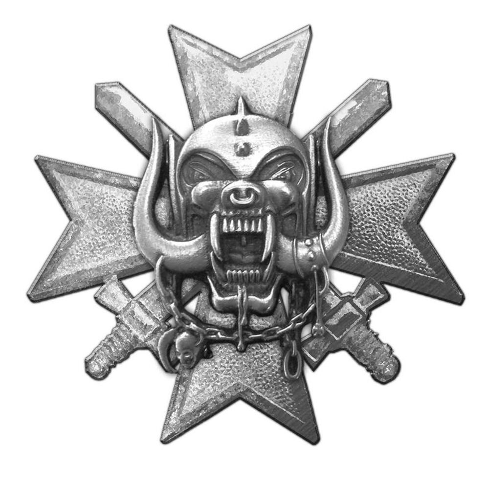 Motorhead Bad Magic Button / Silver